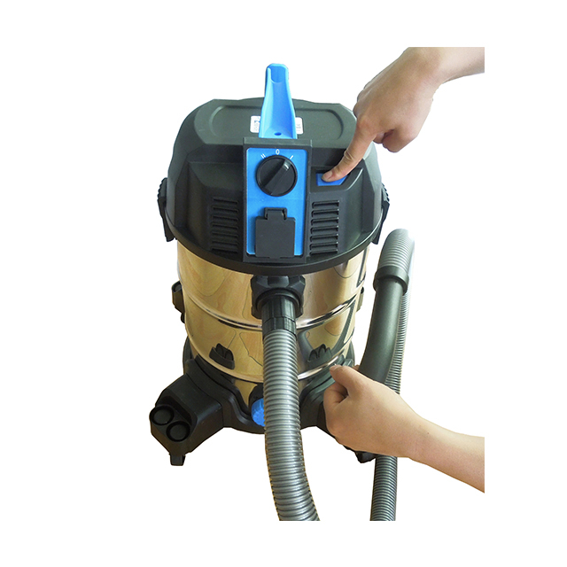 306 35L ถังสแตนเลสเครื่องดูดฝุ่นไฟฟ้าแบบเปียกและแห้งพร้อมปุ่มกดและทำความสะอาด